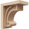 Ekena Millwork 3"W x 6"D x 6"H Classic Alma Rough Cedar Woodgrain TimberThane Corbel, Primed Tan CORUR03X06X06ALMRCPR - alternate 1